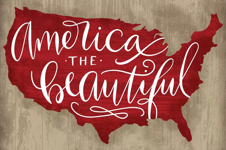 America The Beautiful I by Richelle Garn wall art