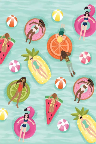Pink Light Studio: Slice Of Summer I by Richelle Garn