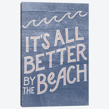 Beach Front Retreat II Canvas Print #RGA88} by Richelle Garn Canvas Print