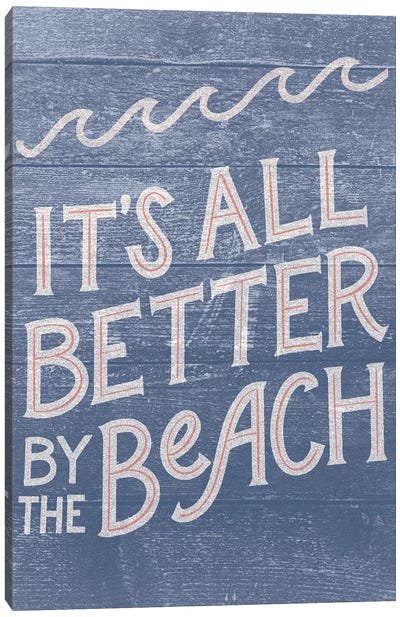 Beach Front Retreat II Canvas Art Print