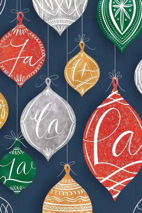 Brilliant Shiny Christmas IV by Richelle Garn wall art