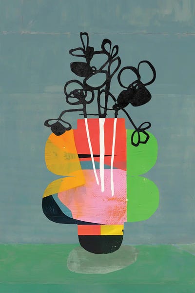 Fine Art Print: Colorful Vase by Rogerio Arruda