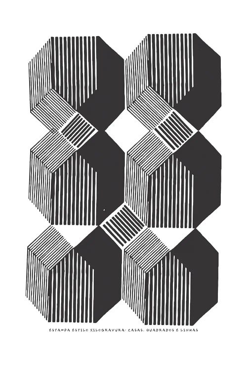 Woodcut by Rogerio Arruda wall art