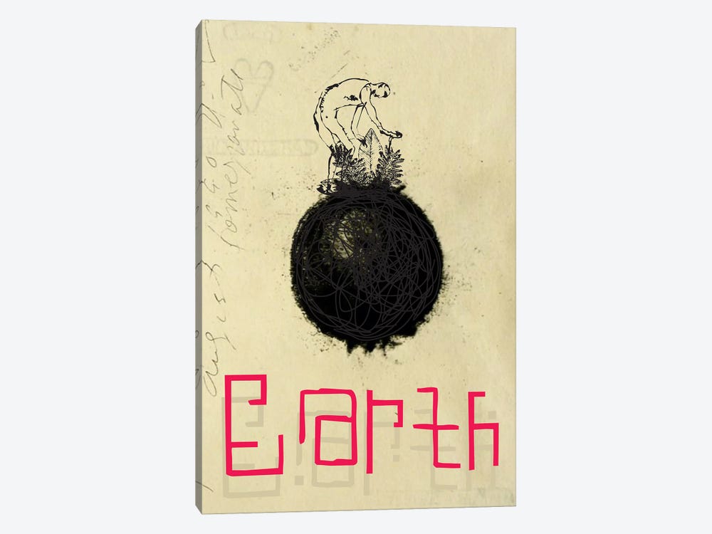 Earth by Rogerio Arruda 1-piece Canvas Artwork