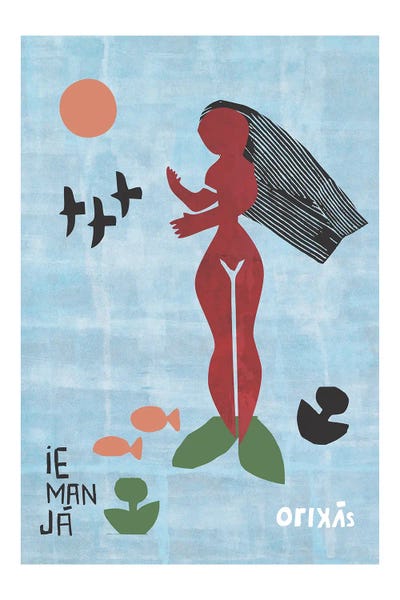 Mermaids: Mermaid Blue by Rogerio Arruda