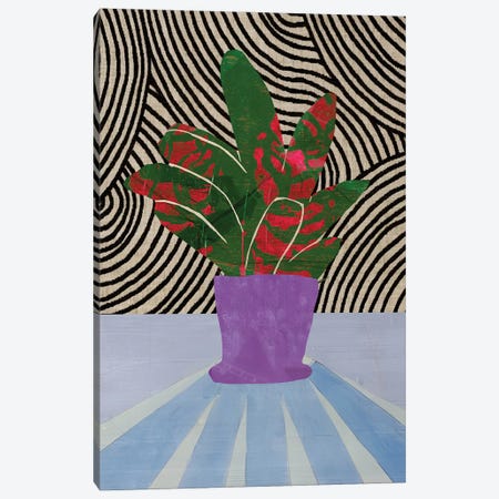 Purple Vase Canvas Print #RGD41} by Rogerio Arruda Canvas Wall Art