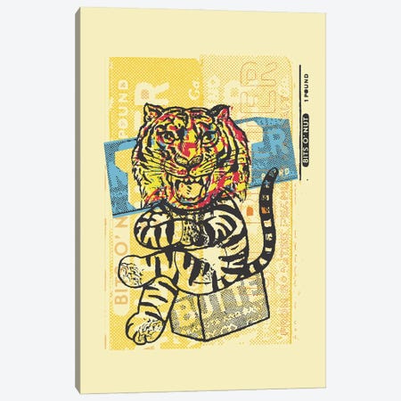Tiger Canvas Print #RGD47} by Rogerio Arruda Art Print