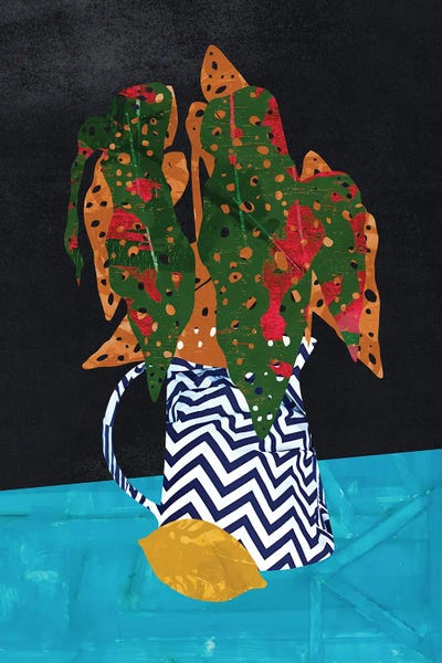 Zigzag Vase by Rogerio Arruda art print