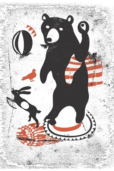 Bear by Rogerio Arruda art print