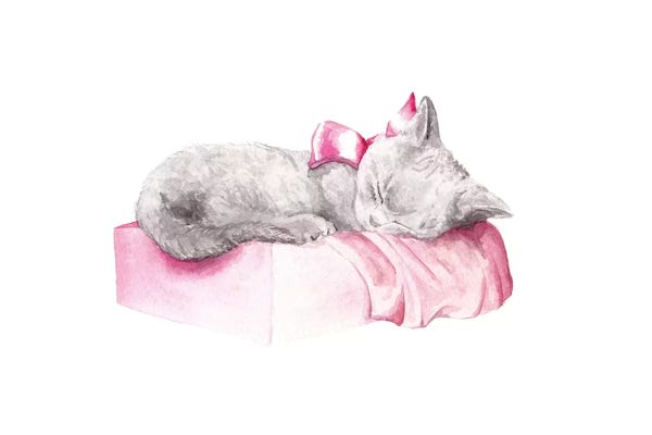 Wandering Laur: Sleepy Kitten by Wandering Laur