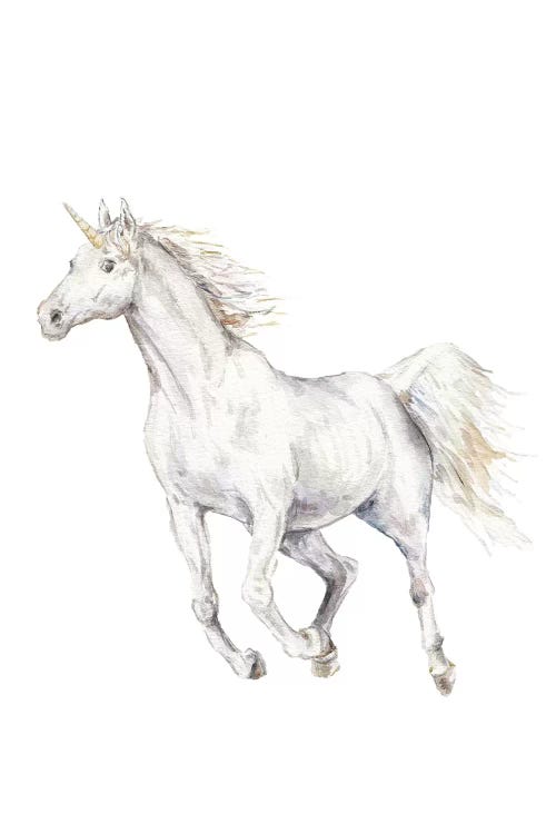 Unicorn by Wandering Laur wall art