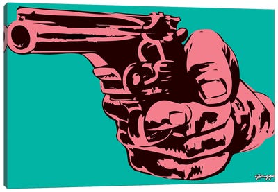 Gun I Canvas Art Print - Jruggs