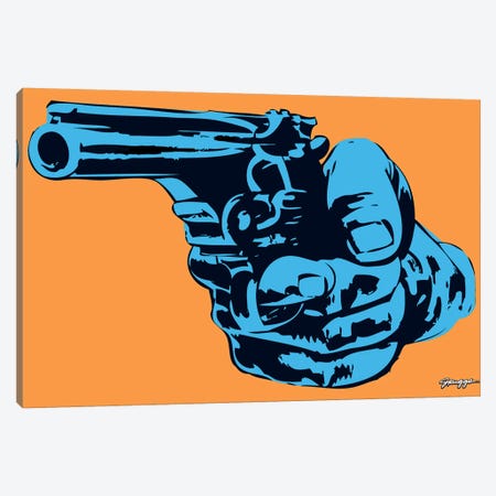 Gun II Canvas Print #RGG14} by JRuggs Art Print