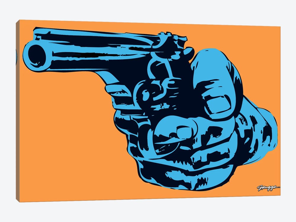Gun II by JRuggs 1-piece Canvas Art Print