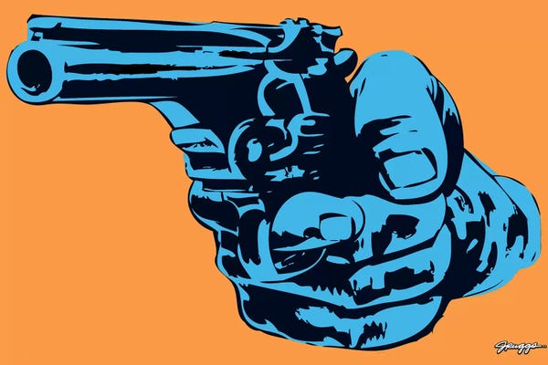 Similar To Andy Warhol: Gun II by JRuggs