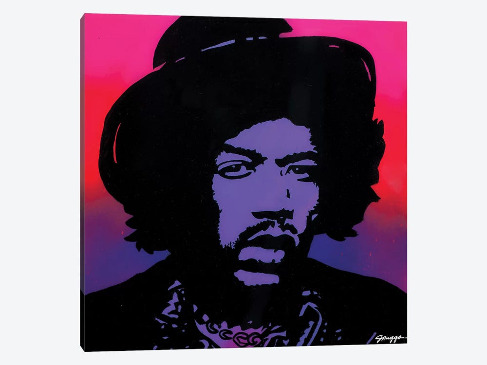 Hendrix Hat by JRuggs 1-piece Canvas Artwork