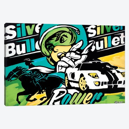 Silver Bullet I Canvas Print #RGG33} by JRuggs Canvas Art
