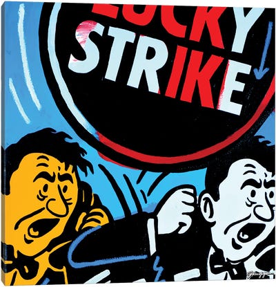 Strike Canvas Art Print - Similar to Roy Lichtenstein