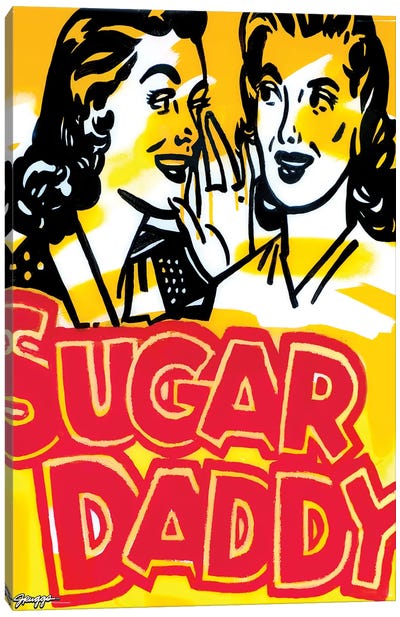 Sugar Daddy Canvas Art Print - Jruggs