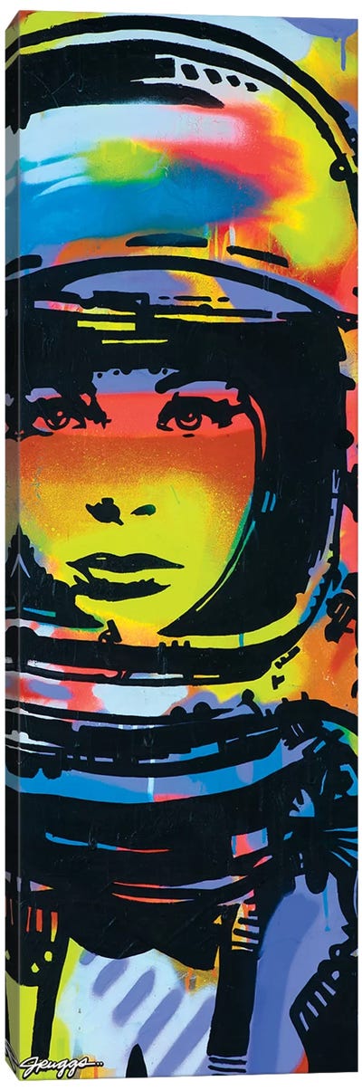 Astronaut II Canvas Art Print - 3-Piece Astronomy & Space