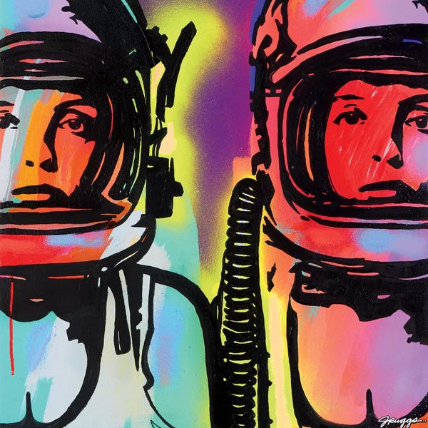 Street Art: Astronauts by JRuggs