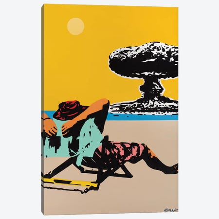 Beach Bomb Canvas Print #RGG5} by JRuggs Canvas Artwork