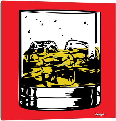 Cocktail I Canvas Art Print - Whiskey Art