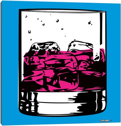 Cocktail III Canvas Art Print - Similar to Andy Warhol