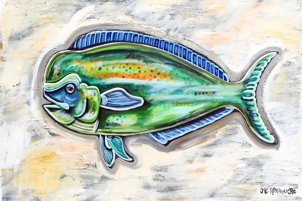 MC Romaguera: Mahi Mahi On White by MC Romaguera