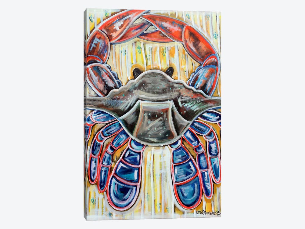 Seersucker Crab by MC Romaguera 1-piece Canvas Artwork
