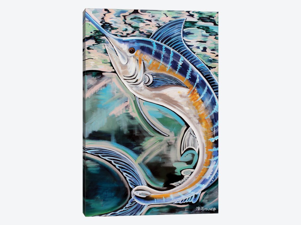 Blue Marlin by MC Romaguera 1-piece Art Print