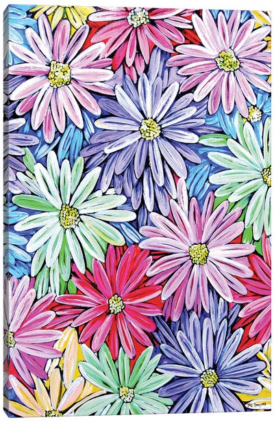 Bright As A Daisy Canvas Art Print - Daisy Art