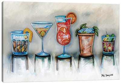 Cocktail Canvas Art Print - Liquor Art