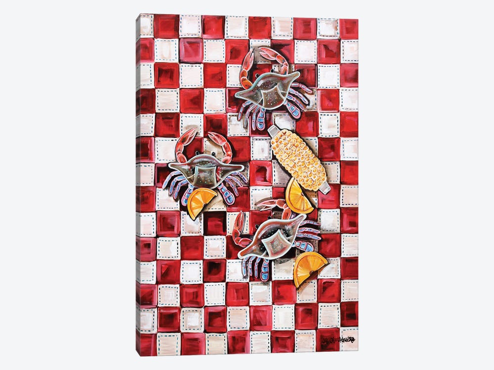 Crab Boil by MC Romaguera 1-piece Art Print