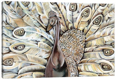 Gilded Feathers Canvas Art Print - MC Romaguera