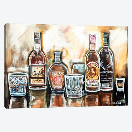 Kentucky Bourbon Canvas Print #RGM35} by MC Romaguera Canvas Art Print