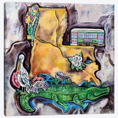 Alligator Level Adam | Artwork Canvas Jones Eye With W American - From
