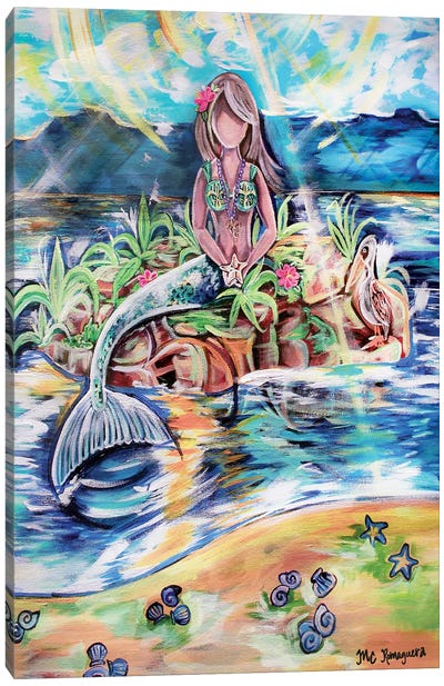Mermaid Canvas Art Print - MC Romaguera