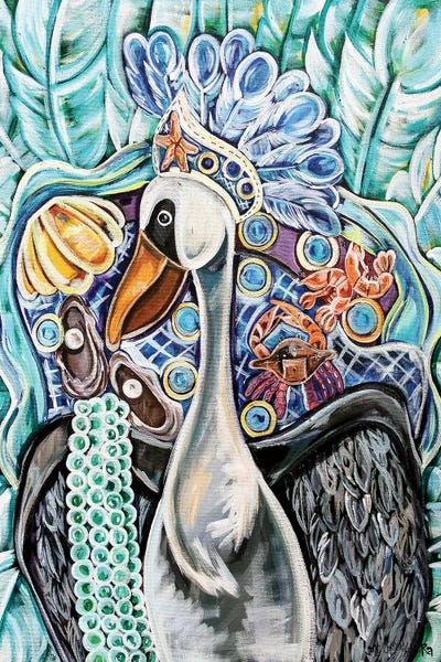 Kitchen: Pelican As A Maid by MC Romaguera