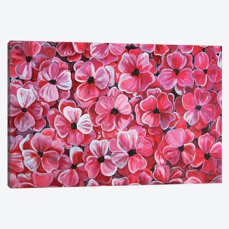 Poppies Canvas Print #RGM59} by MC Romaguera Canvas Wall Art