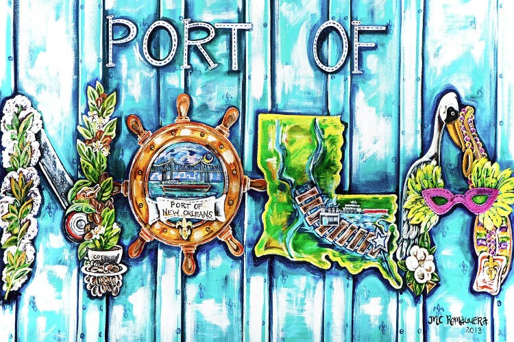 Port Of Nola by MC Romaguera wall art