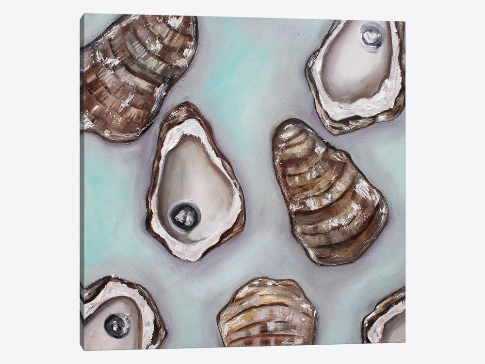 Oyster Shells by MC Romaguera 1-piece Canvas Art