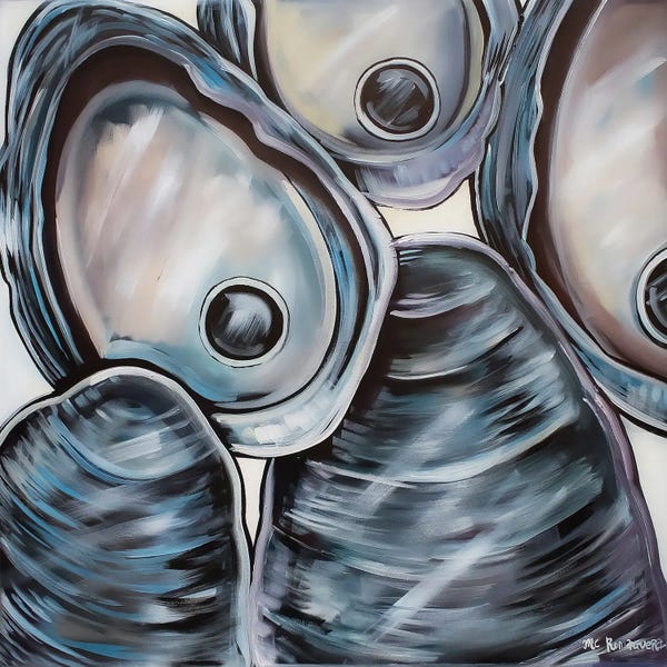 Oysters: Oyster Shell Raw by MC Romaguera