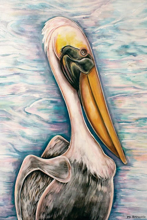 Pelican Sunrise by MC Romaguera wall art