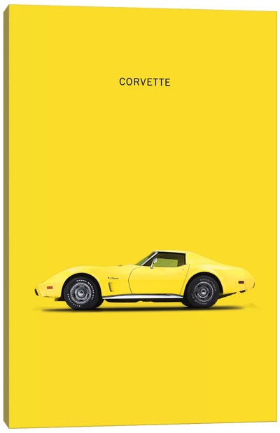 Chevrolet Corvette Canvas Art Print - Mark Rogan