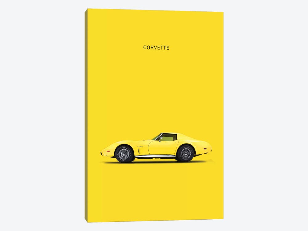 Chevrolet Corvette by Mark Rogan 1-piece Canvas Artwork