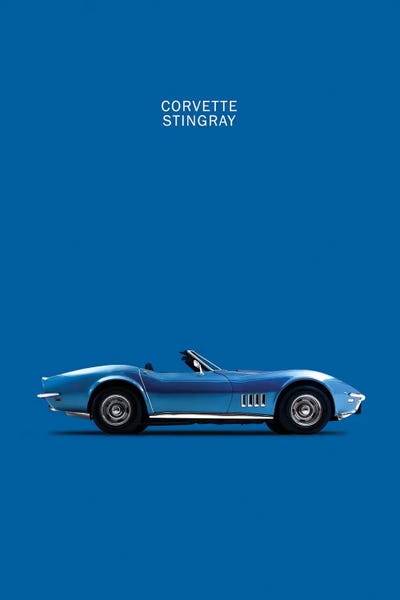 Mark Rogan: Chevrolet Corvette Stingray (Blue) by Mark Rogan
