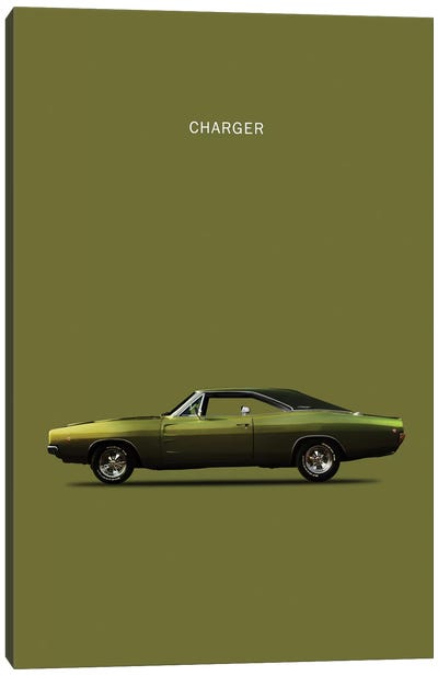 Dodge Charger Canvas Art Print - Mark Rogan