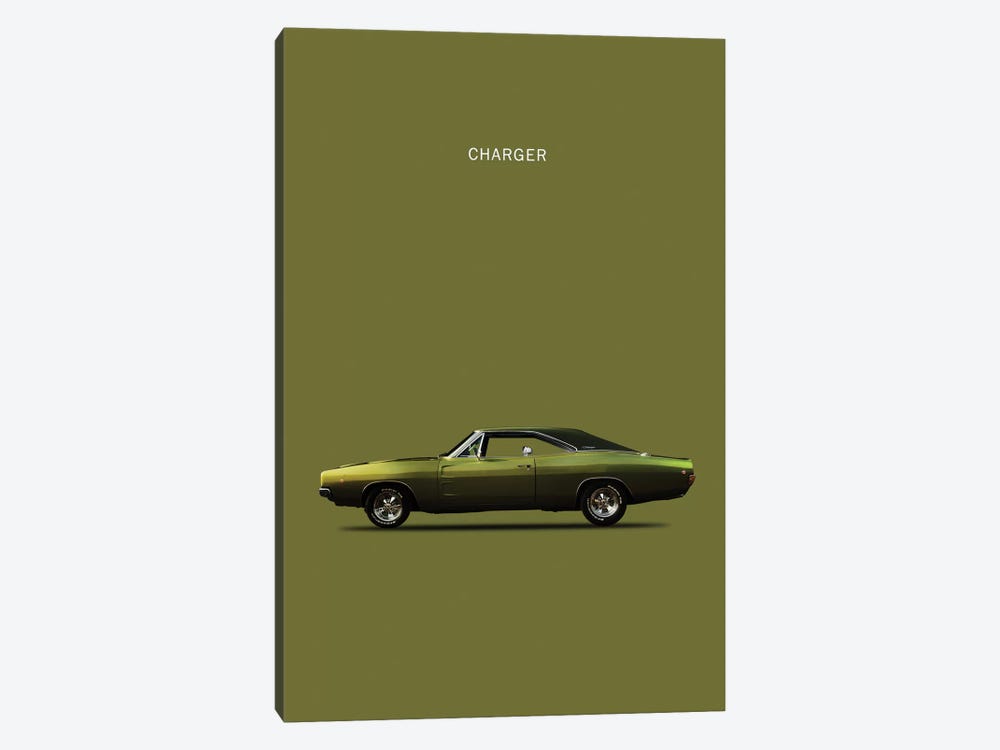 Dodge Charger by Mark Rogan 1-piece Canvas Artwork