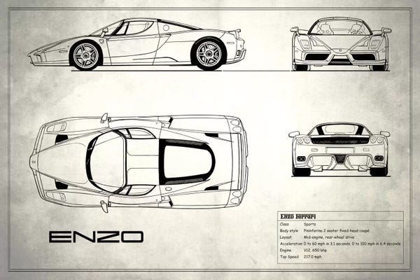 The Money Collection: Enzo Ferrari (Vintage Silver) by Mark Rogan